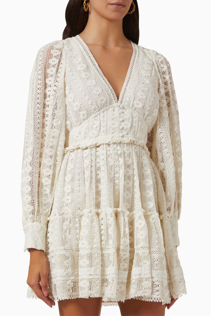 

Long Sleeve Dress, White