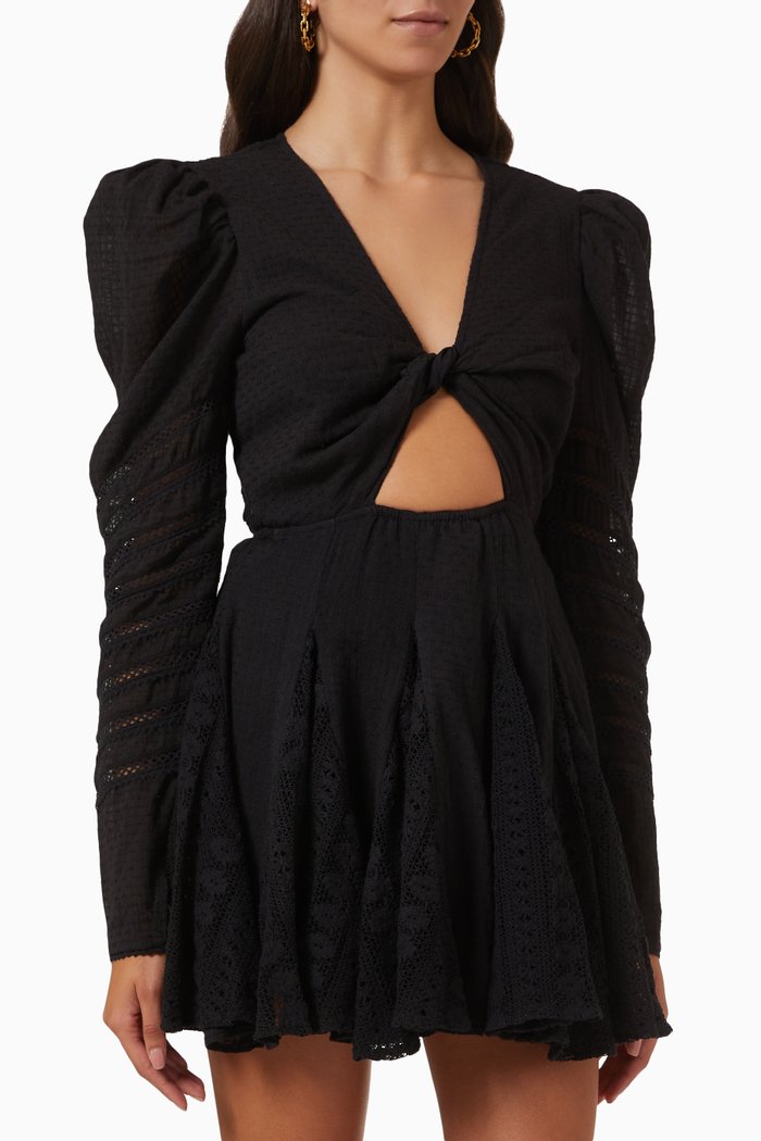 

Cut Out Dress, Black