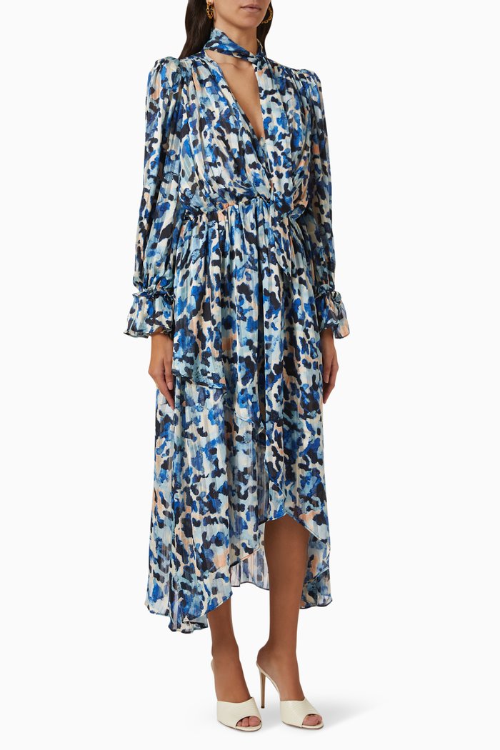 

Lucid Dress in Georgette, Multicolour