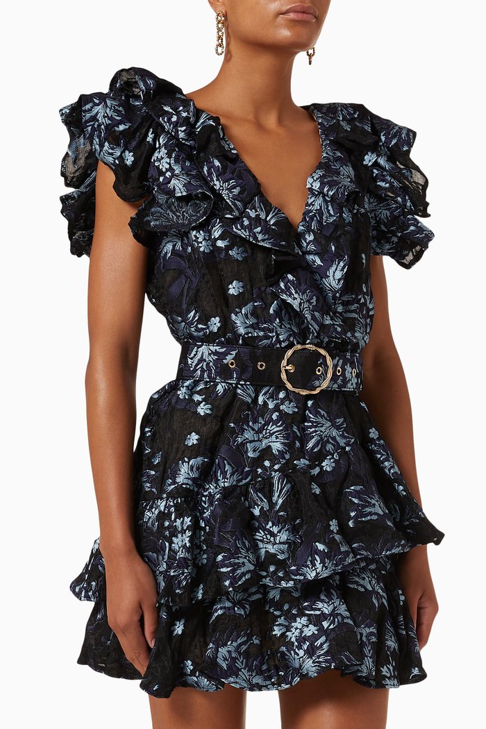 

Collation Dress in Jacquard, Black