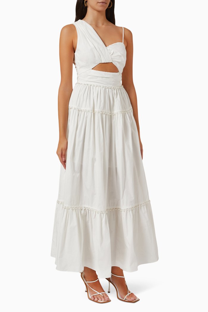 

Aroha Dress in Cotton, White