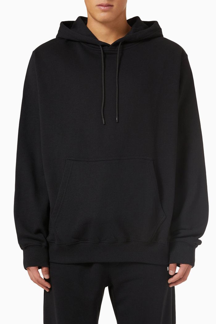 

Felpa Hoodie Sweatshirt in Fleece, Black