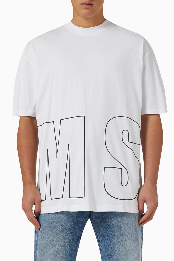 

Logo T-shirt in Cotton Jersey, Black