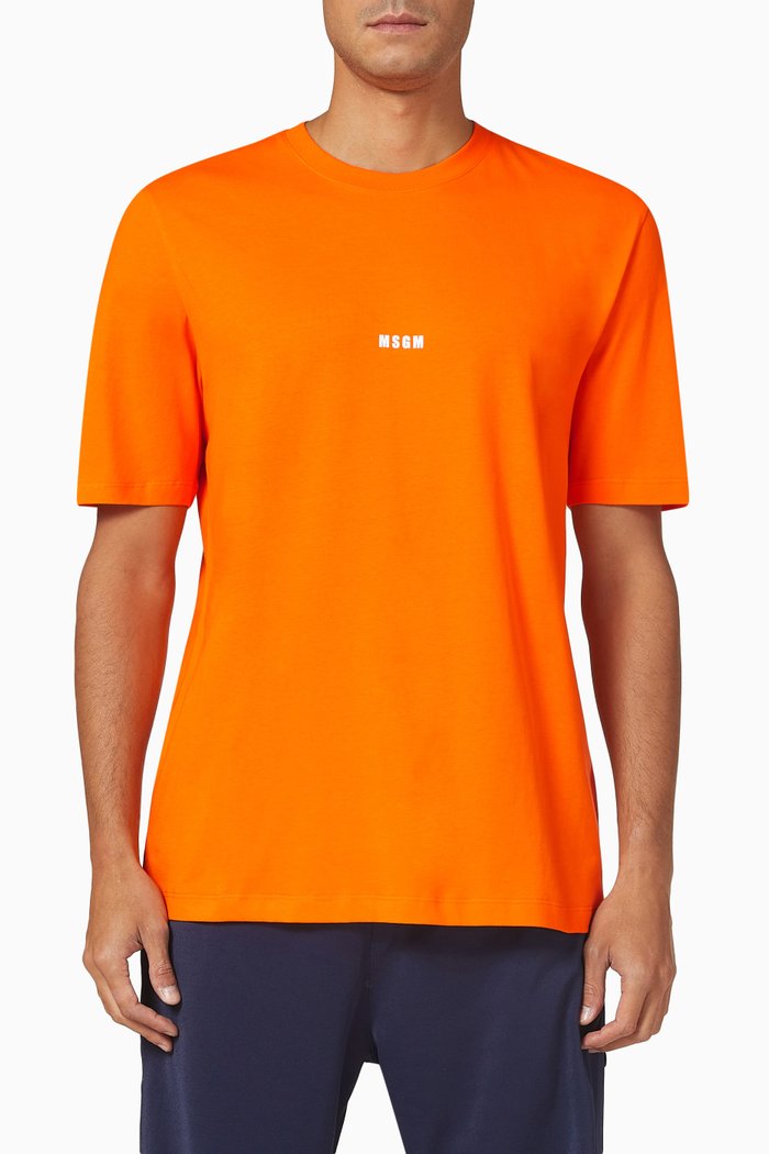 

Logo T-shirt in Cotton Jersey, Orange