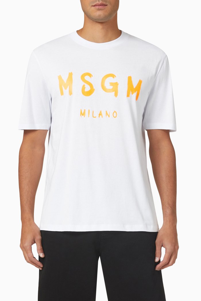 

Logo T-shirt in Cotton Jersey, White