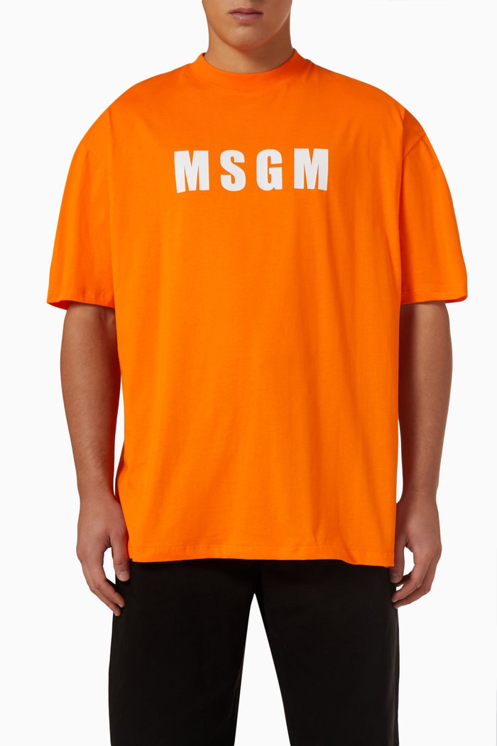 

Logo T-shirt in Cotton Jersey, Orange
