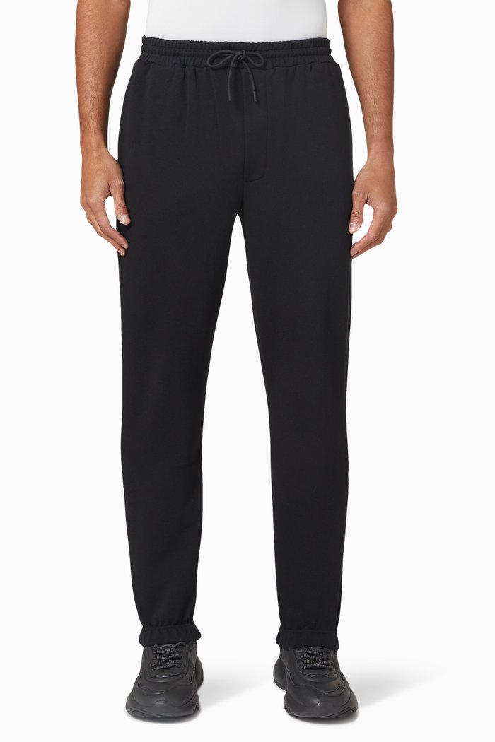 

Jogging Pants in Cotton, Black