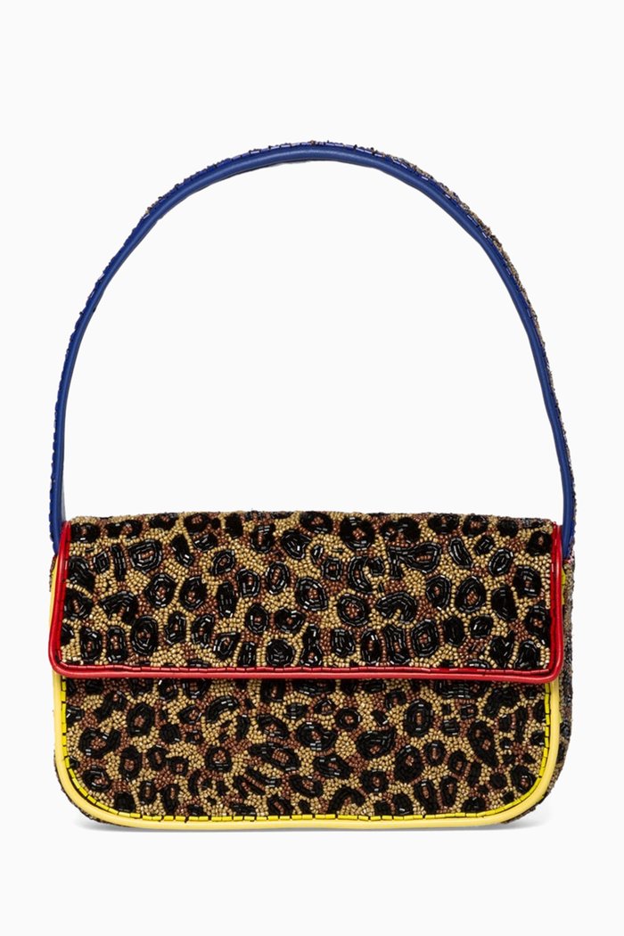 

Tommy Beaded Shoulder Bag, Brown