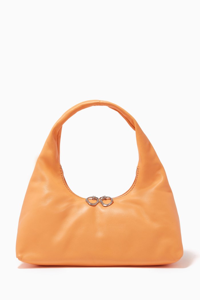 

Mini Enzo Shoulder Bag in Leather, Pink