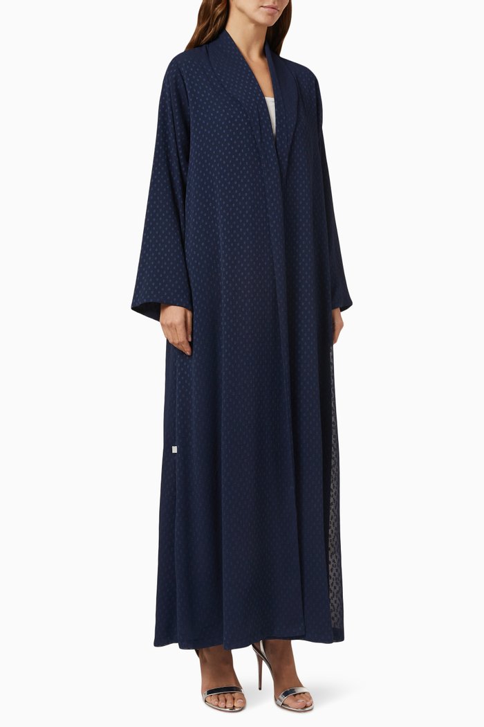 

Dobby Weave Abaya, Blue