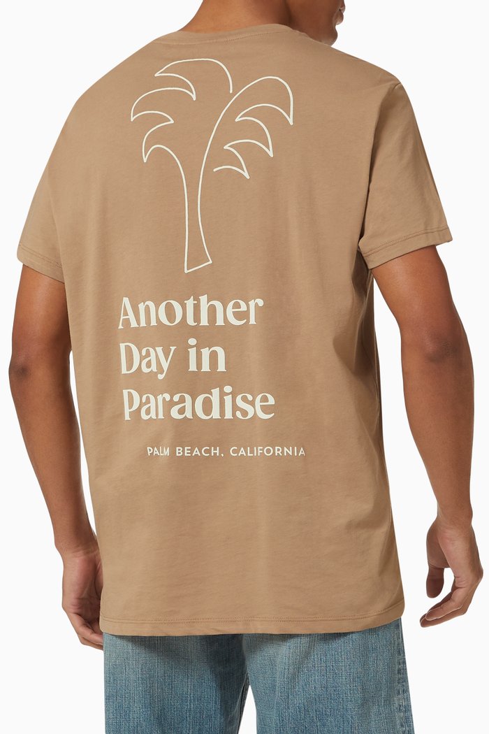 

Huntington Paradise T-shirt in Cotton Jersey, Brown