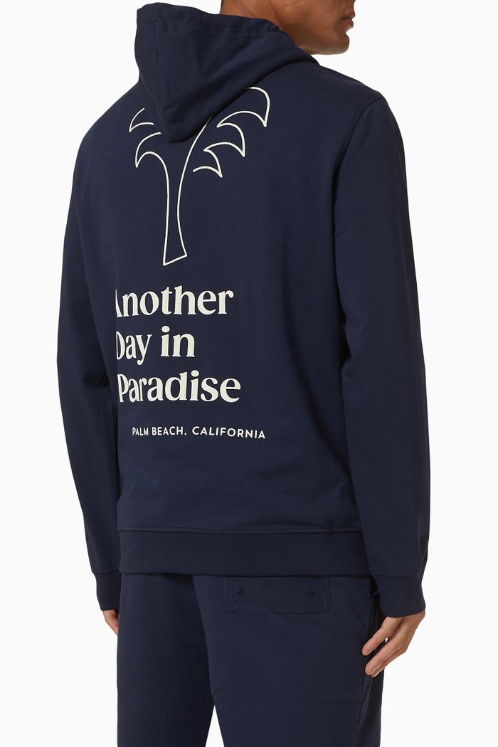 

Paradise Hoodie in Cotton, Blue