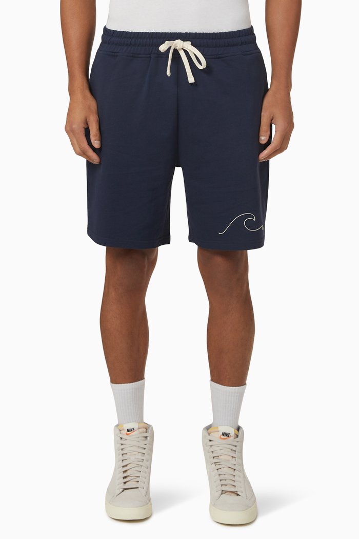 

Wave Sweatshorts in Cotton, Blue