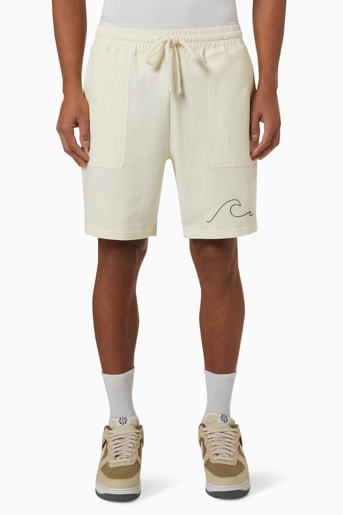 

Paradise Sweat Shorts in Cotton, Neutral