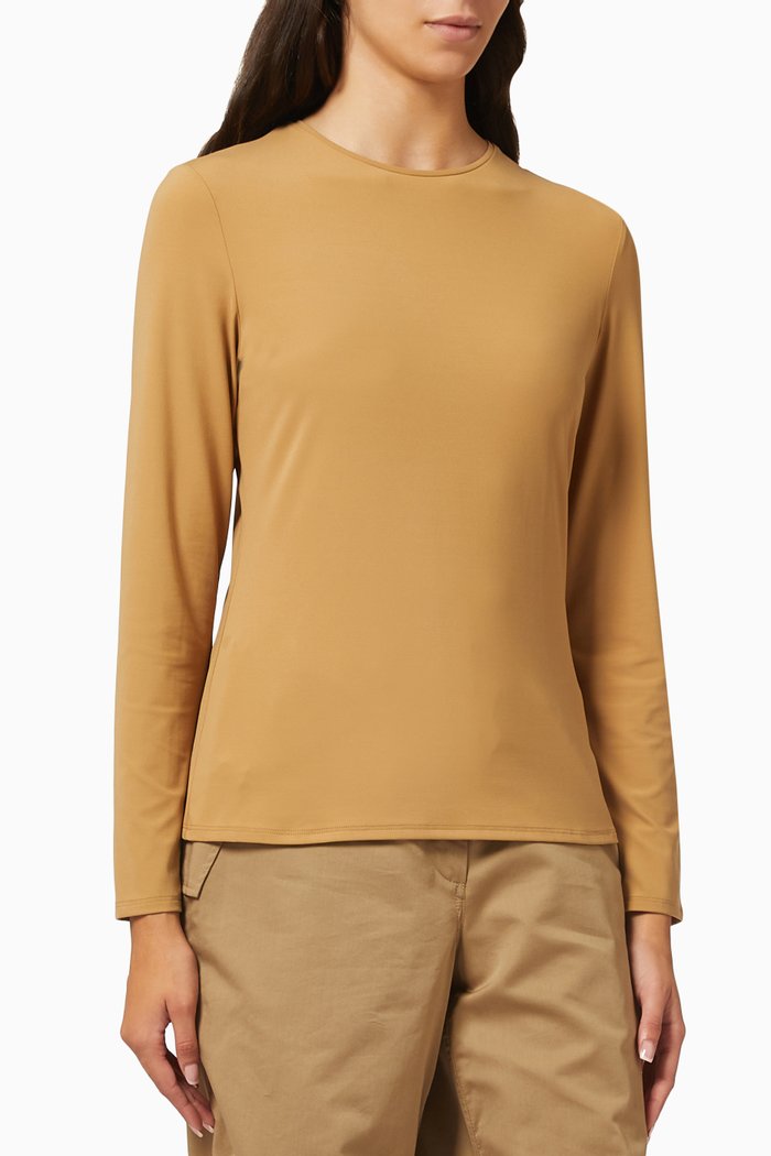 

Iverness Long Sleeve Top in Jersey, Neutral