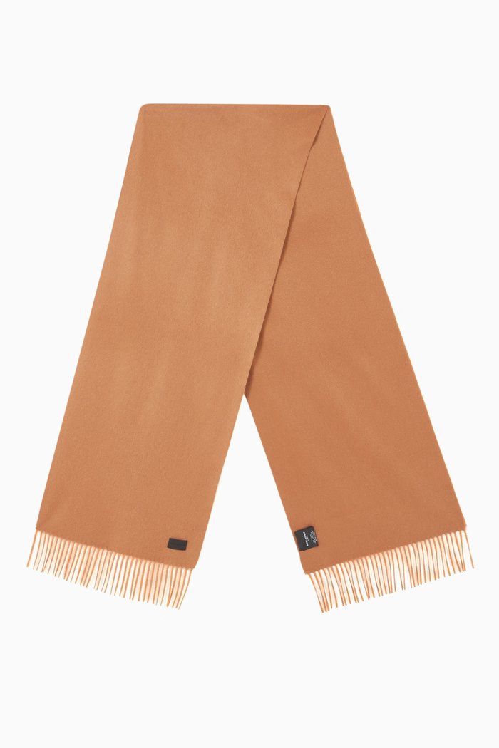 

Signature Scarf in Cashmere Jacquard, Brown