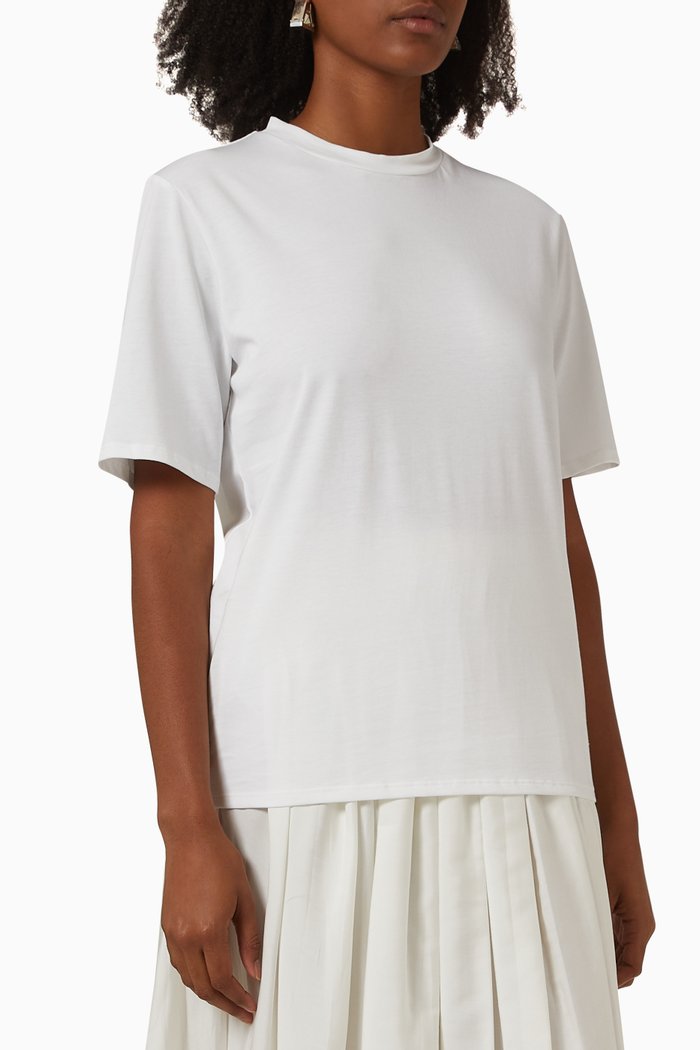 

Chiara Top in Organic Cotton, White