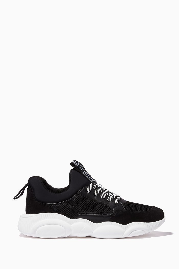 

Teddy Sneakers in Recycled Mesh, Black
