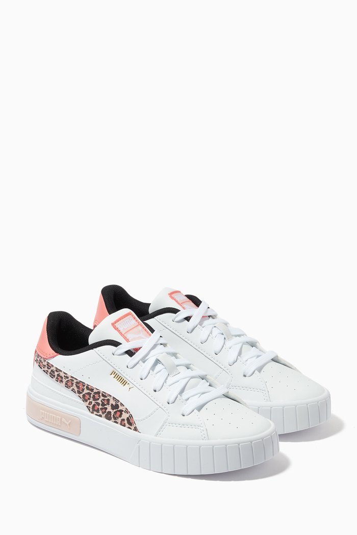 

Cali Star Wild Sneakers in PU, White