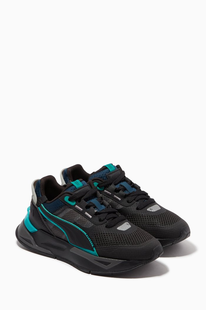 

Mirage Sport Tech Sneakers in Mesh Knit, Black