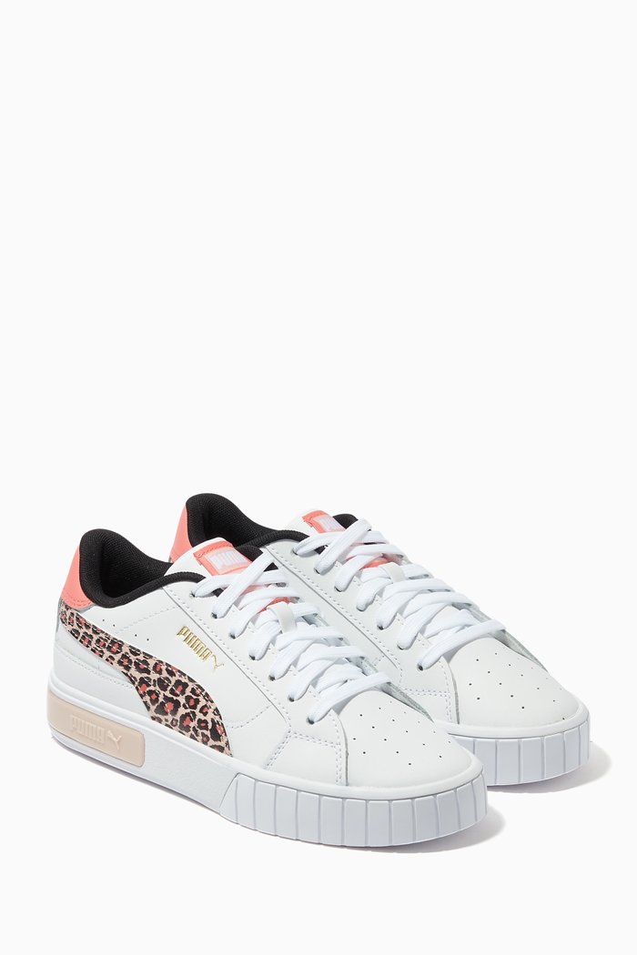 

Cali Star Wild Sneakers in PU, White