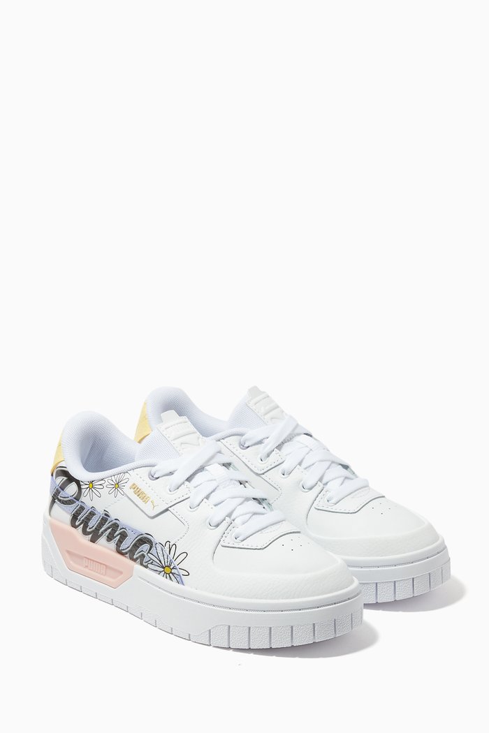 

Cali Dream Novelty Sneakers in Leather, White