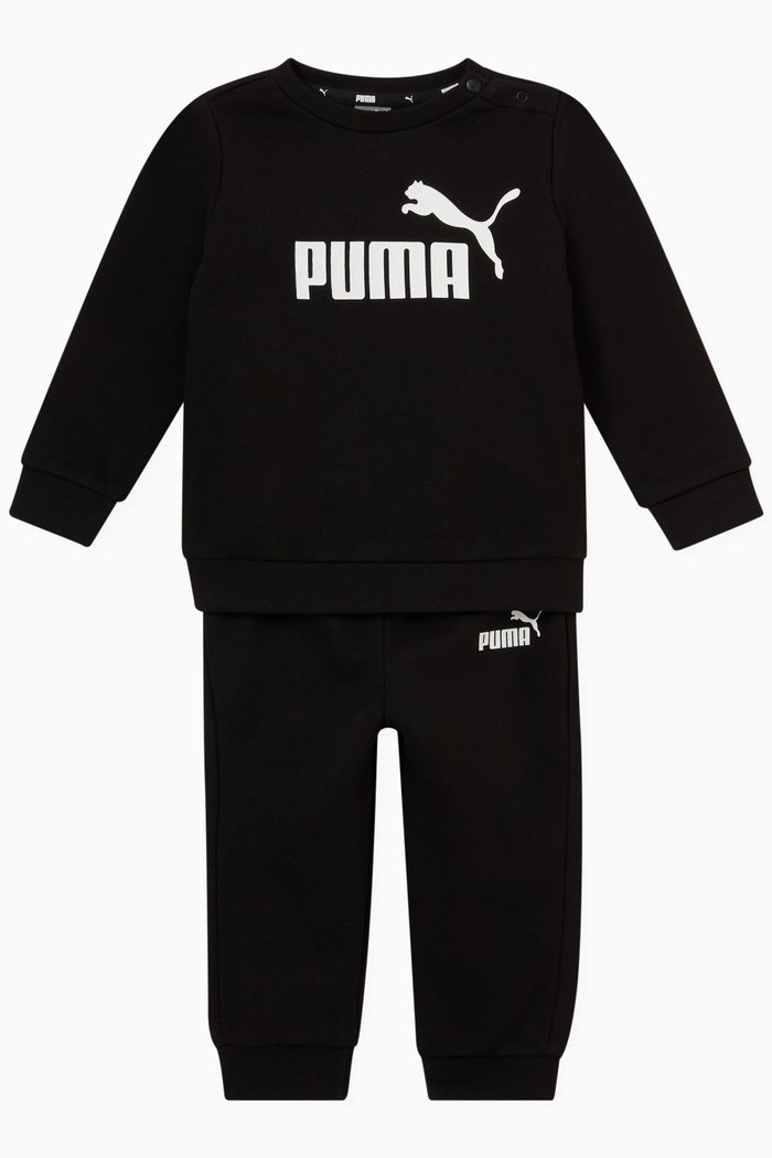 

Minicats Logo-print Sweatshirt & Pants Set, Black