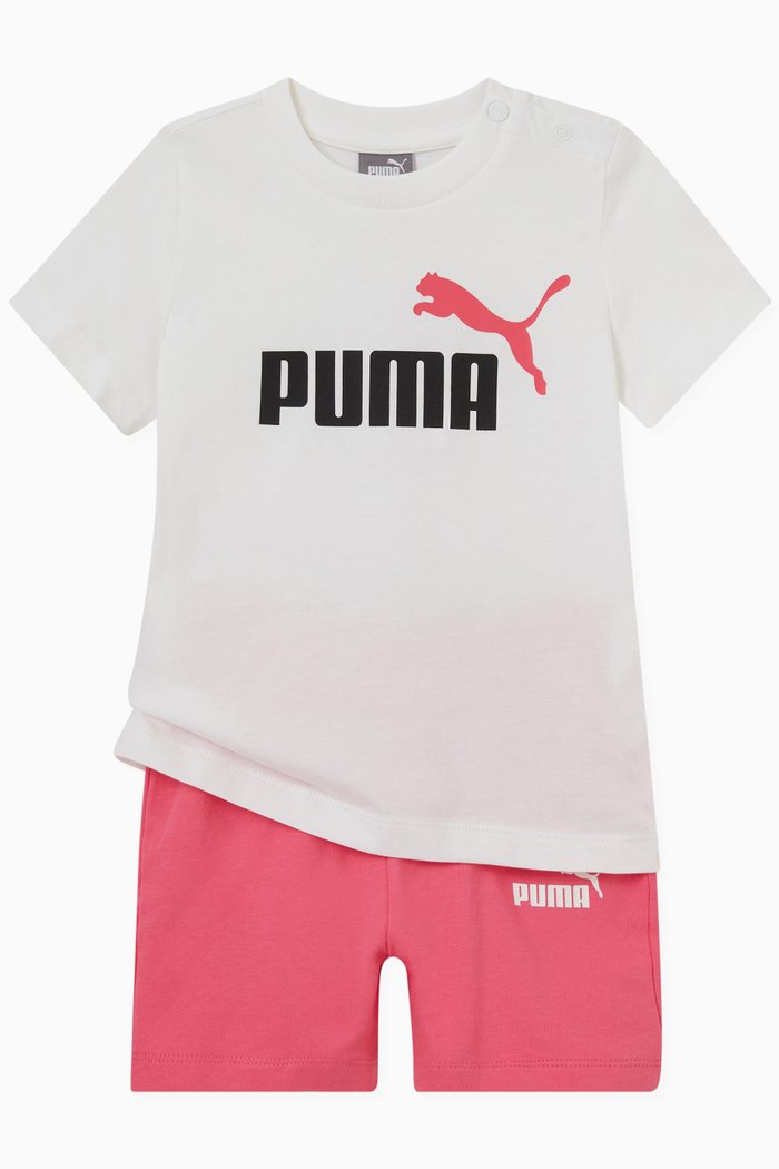 

Minicats T-shirt & Shorts Set in Cotton, Pink