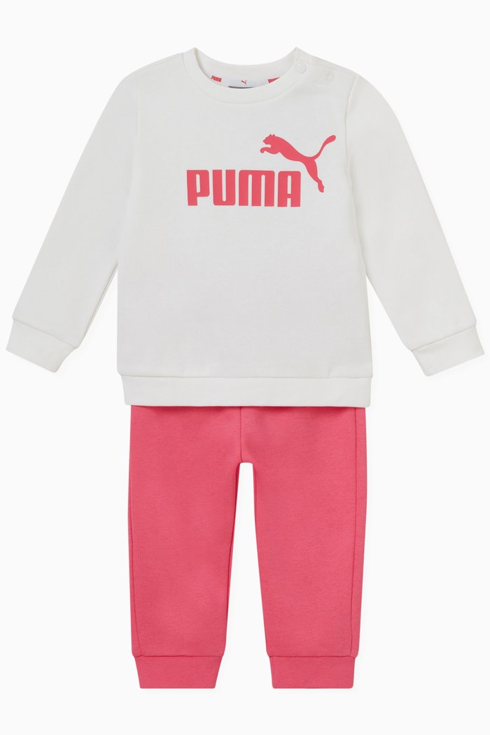 

Minicats Logo-print Sweatshirt & Pants Set, Pink