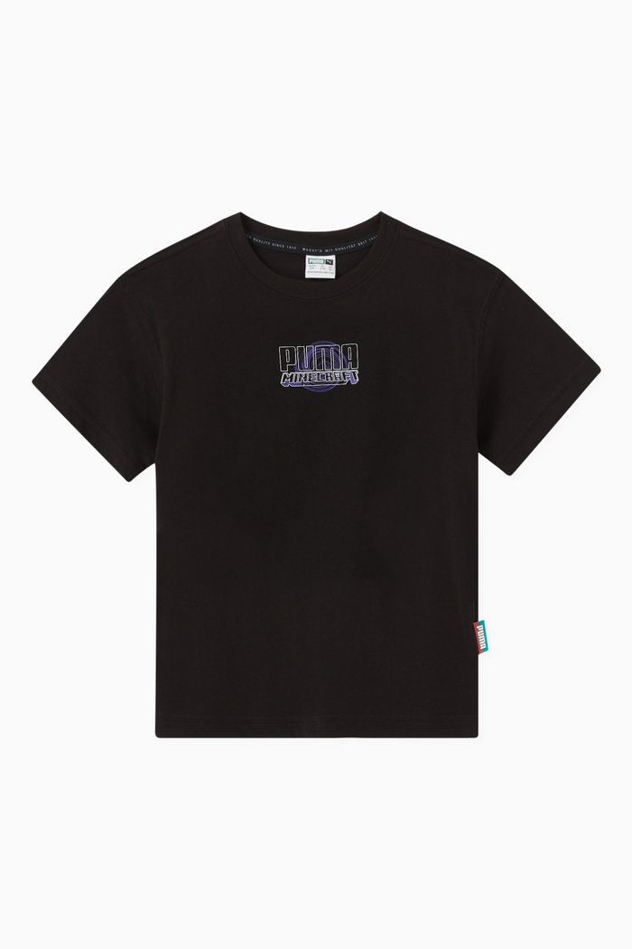 x Minecraft Graphic T-shirt in Cotton-jersey, Black