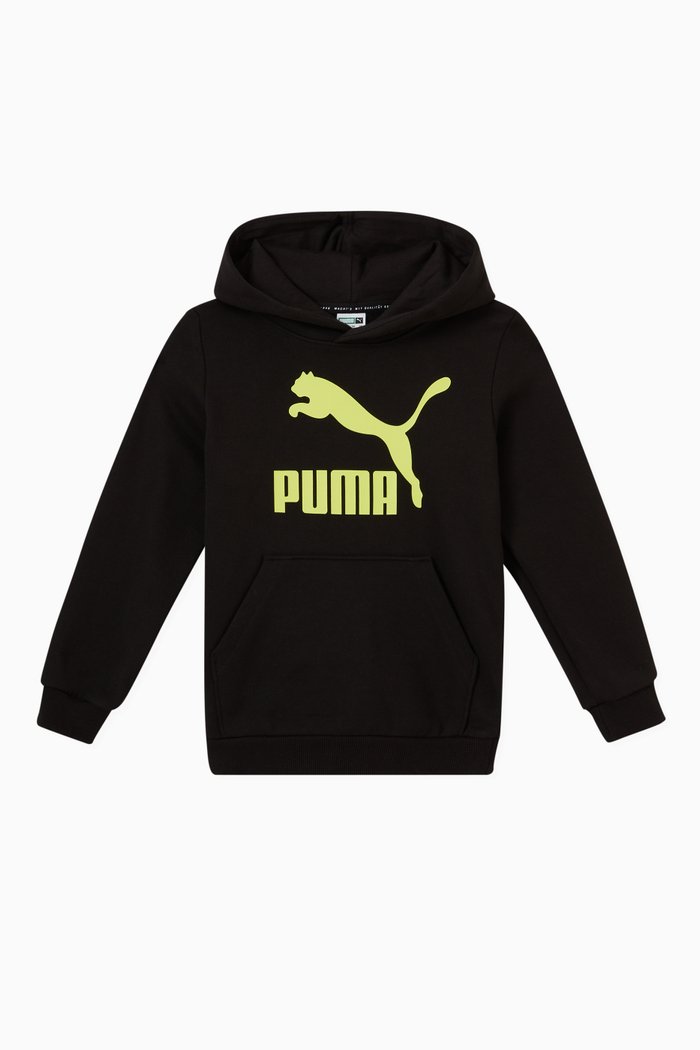

Classics Logo Hoodie in Cotton, Black