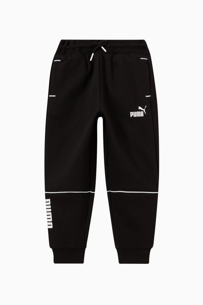 

Puma Power Sweatpants in Cotton Terry, Black