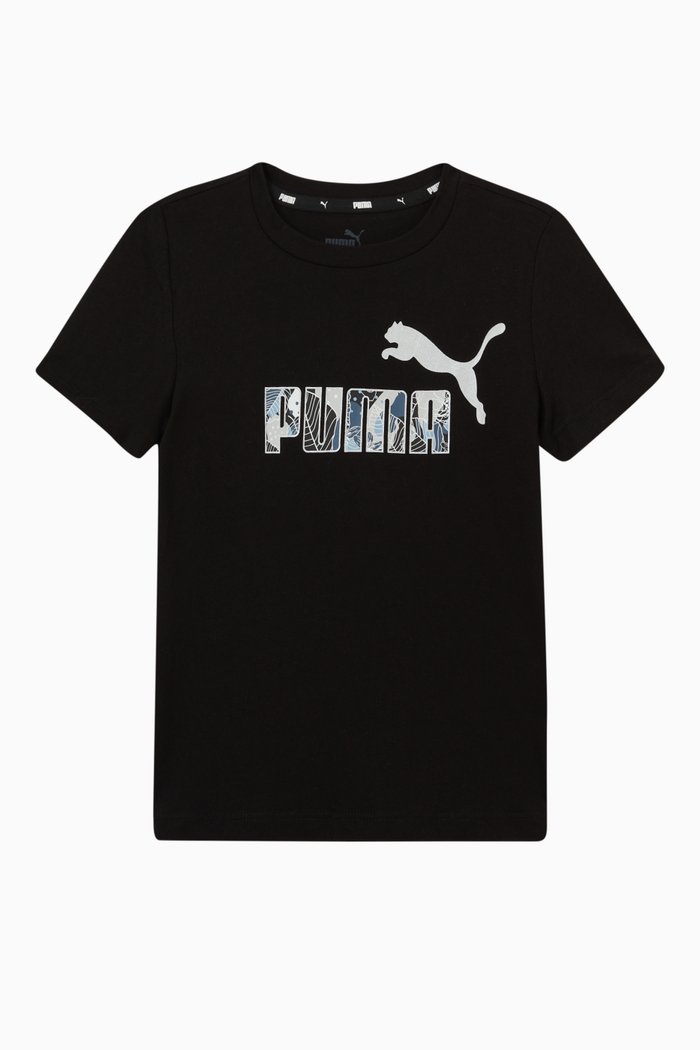 

Essentials + Bloom Logo T-shirt in Cotton Jersey, Black