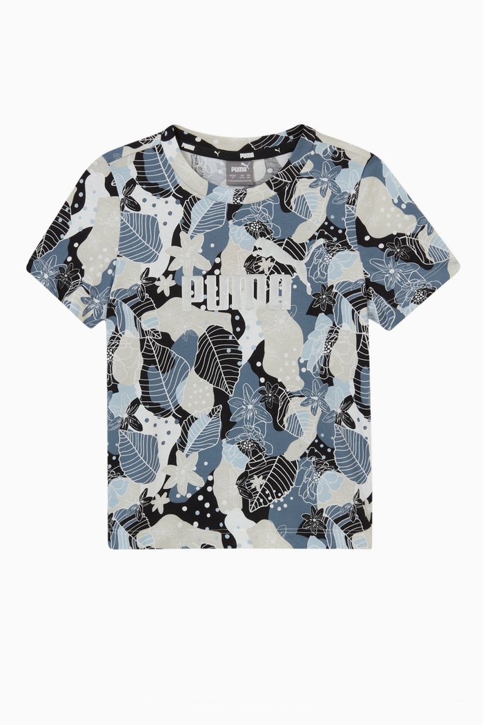 

Essentials + Bloom Logo T-shirt in Cotton Jersey, Black