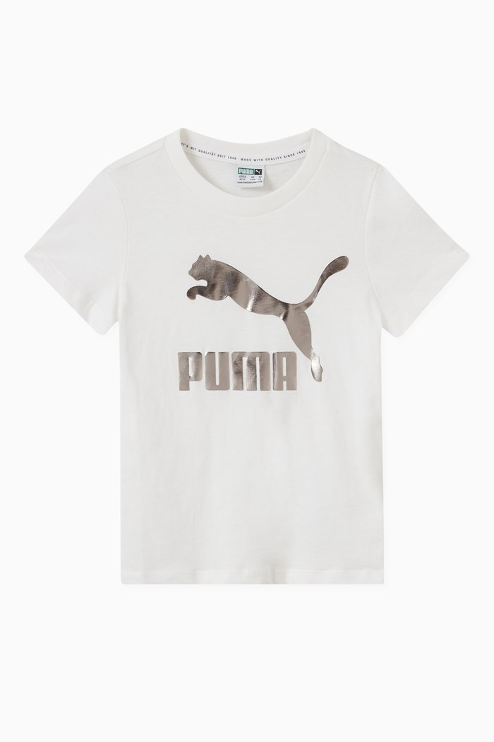 Classics Logo T-shirt in Cotton-jersey, White