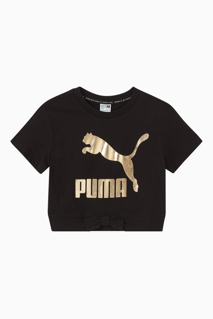 

Classics Logo Bow T-shirt in Cotton-jersey, Black