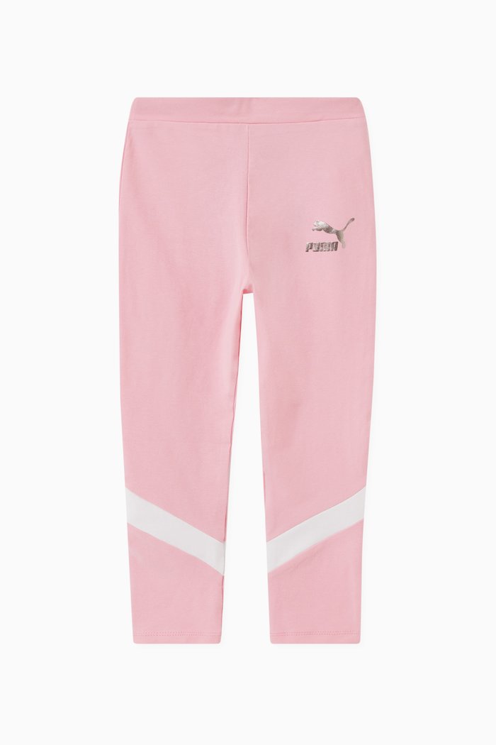 

90's Prep Leggings in Cotton, Pink