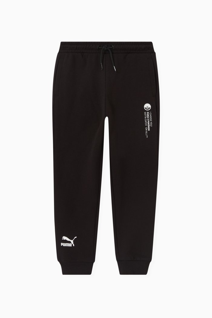 

x Pokemon Logo Sweatpants in Jersey, Black