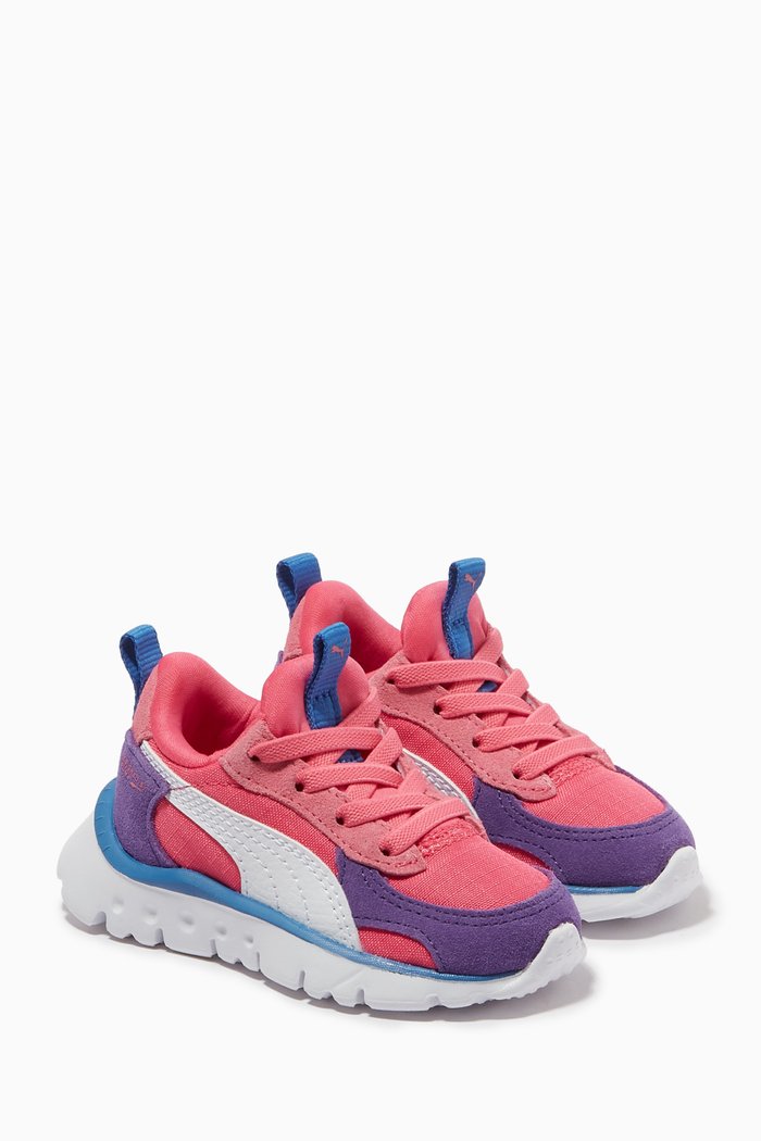 

Flex Slip-on Sneakers in Textile, Pink