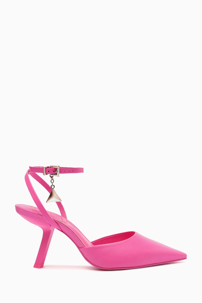 Scarpin 93mm Pumps in Leather, Pink