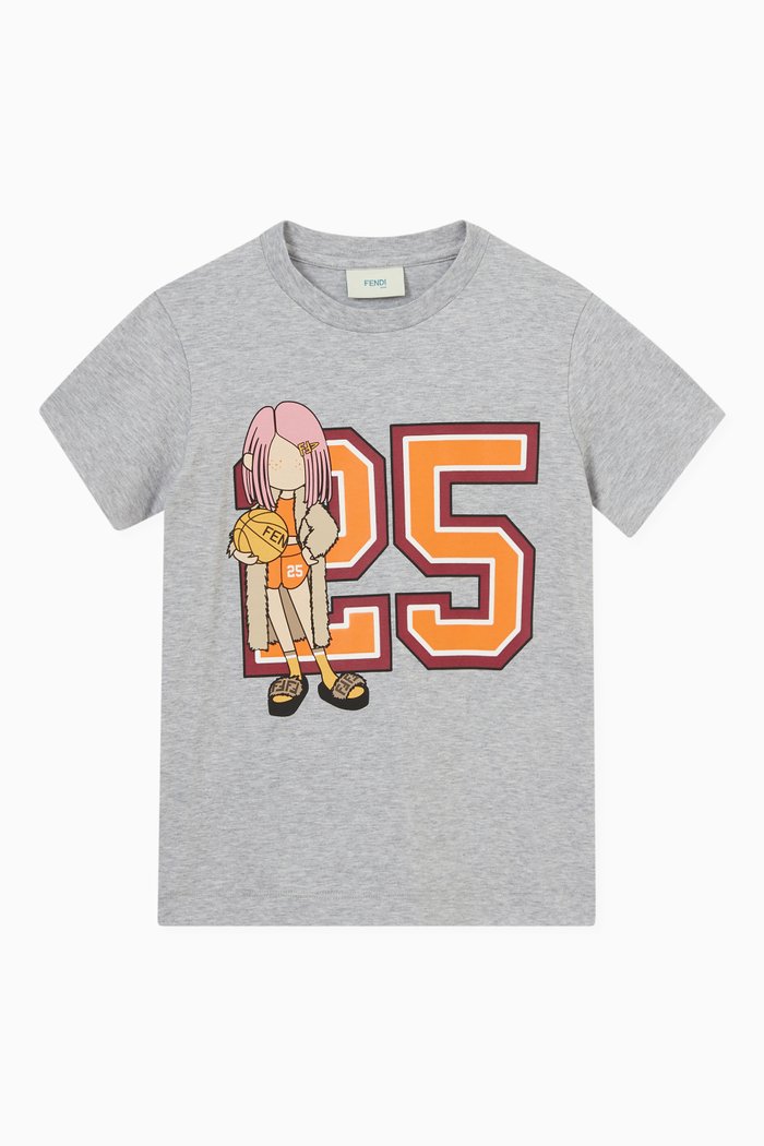 

Sport T-shirt in Cotton, Grey