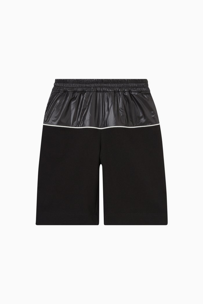 

Logo Bermuda Shorts in Cotton, Black