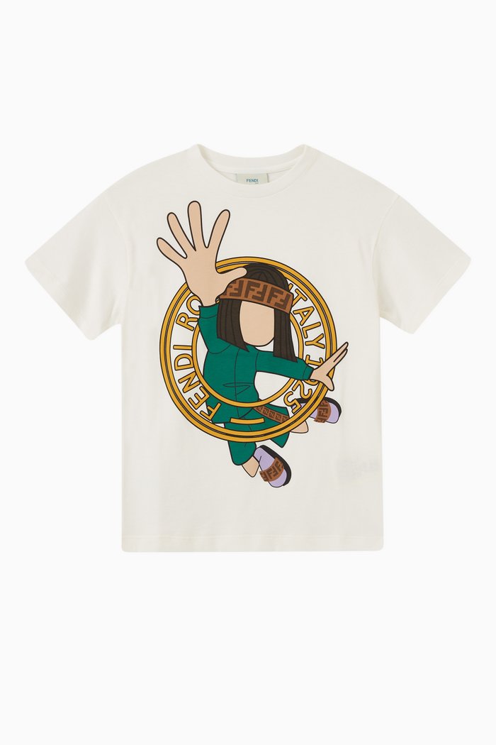 

Character T-shirt in Cotton, White