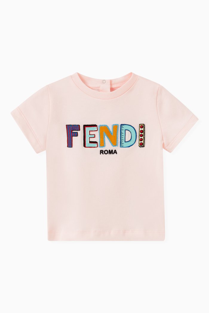 

Logo T-shirt in Cotton, Pink