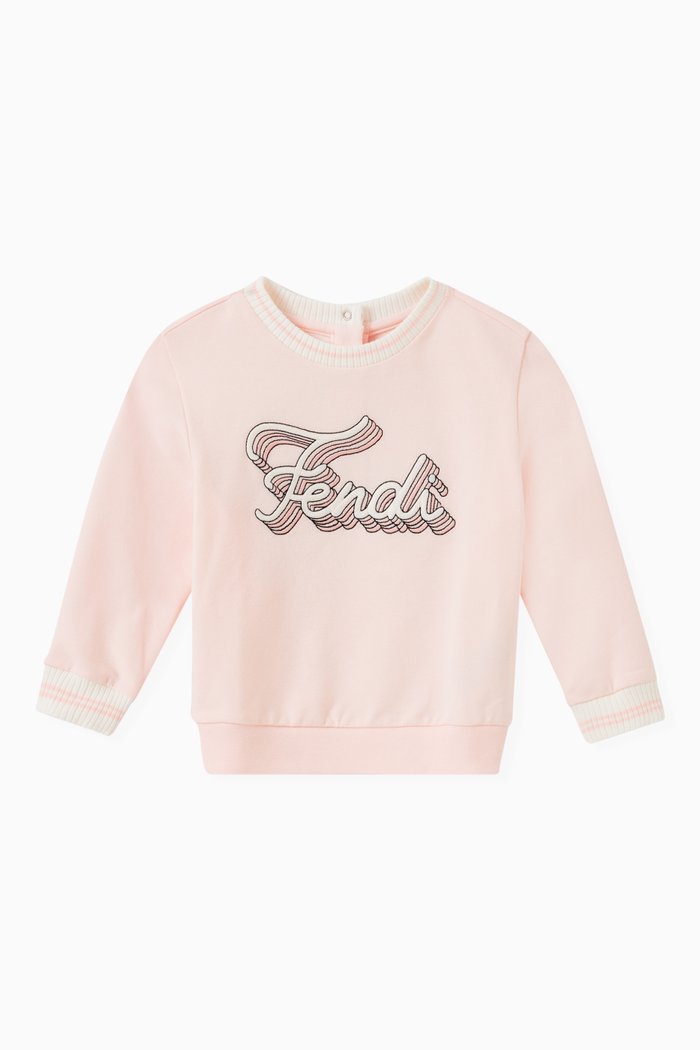 

Logo Sweatshirt in Cotton, Pink