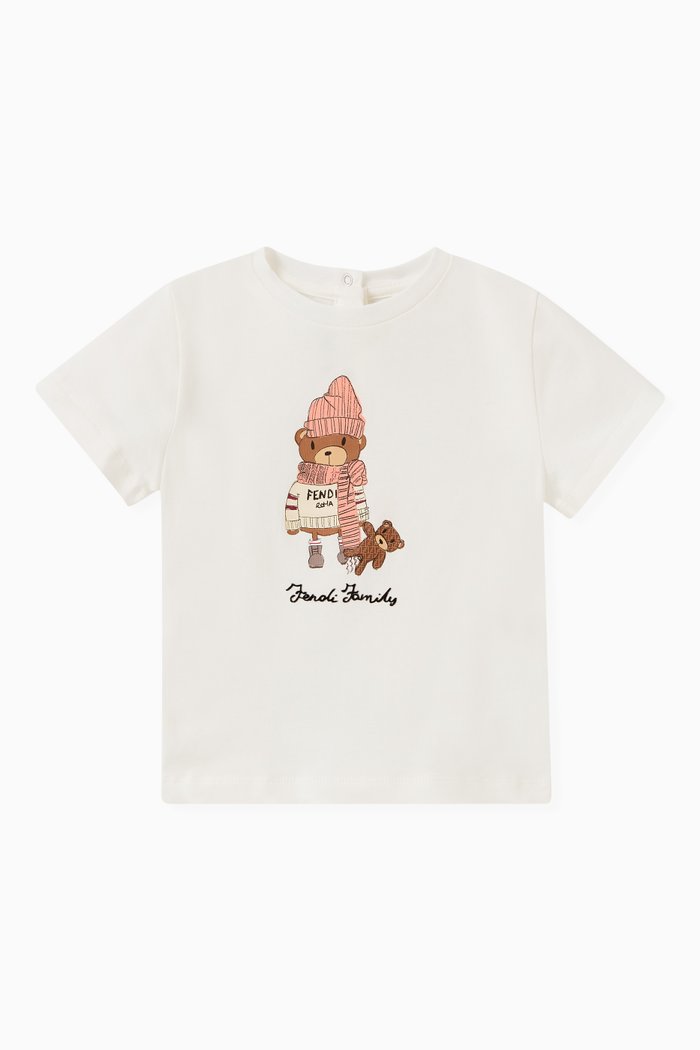

Teddy T-shirt in Cotton, White