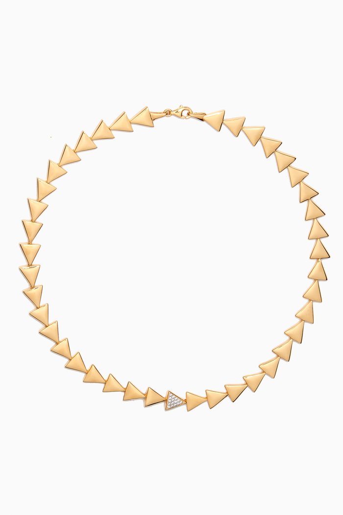 Savage Necklace in 24kt Gold-plated Sterling Silver