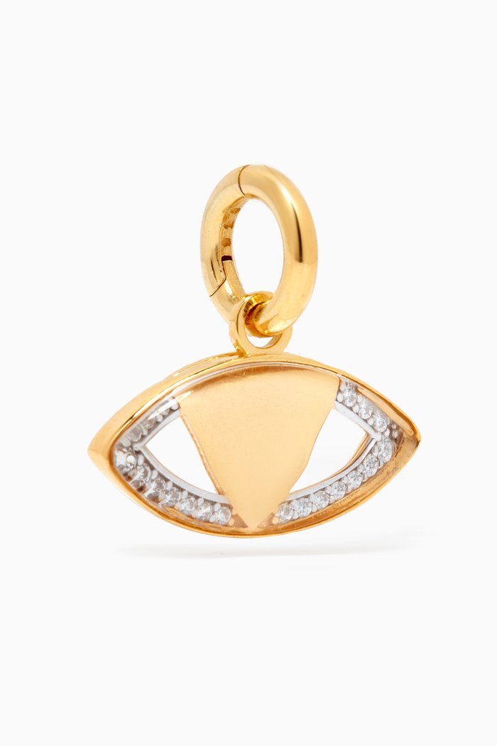 

I Dare You Pendant Necklace in 24kt Gold-plated Sterling Silver