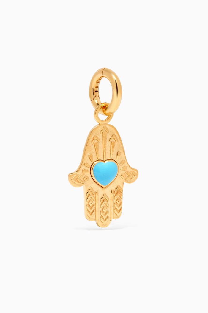 

Spirited Away Pendant in 24kt Gold-plated Sterling Silver, Blue
