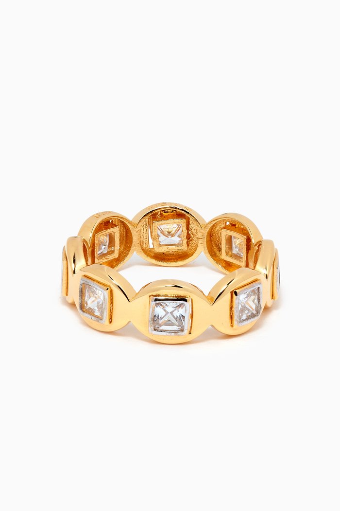 

Divine Light Ring in 24kt Gold-plated Sterling Silver